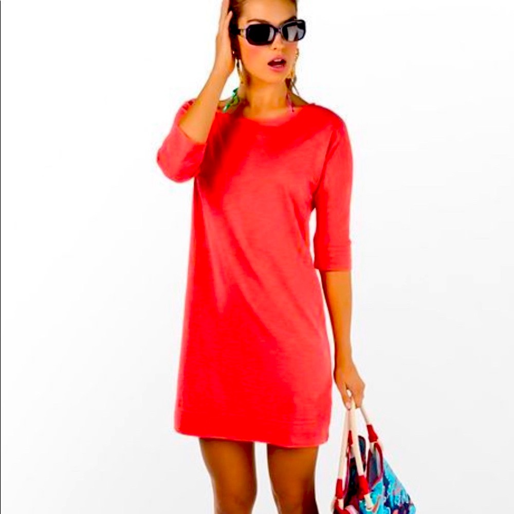 🧡 💕LILLY PULITZER 100% Pima Cotton casual dress 🧡